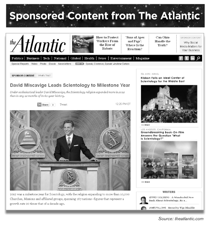 Scientology in the Atlantic