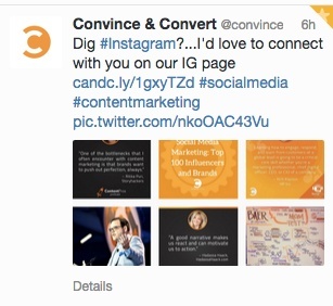 Convince and Convert twitter