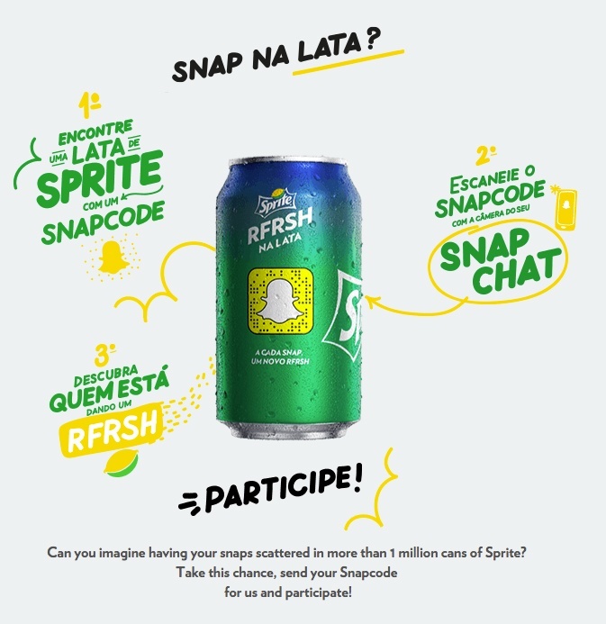 Sprite Brazil Snapchat campaign