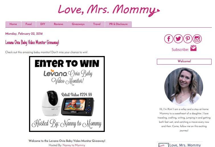 Love Mrs Mommy blog promotion