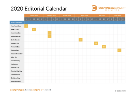 How to Create a Kickass Editorial Calendar Convince Convert