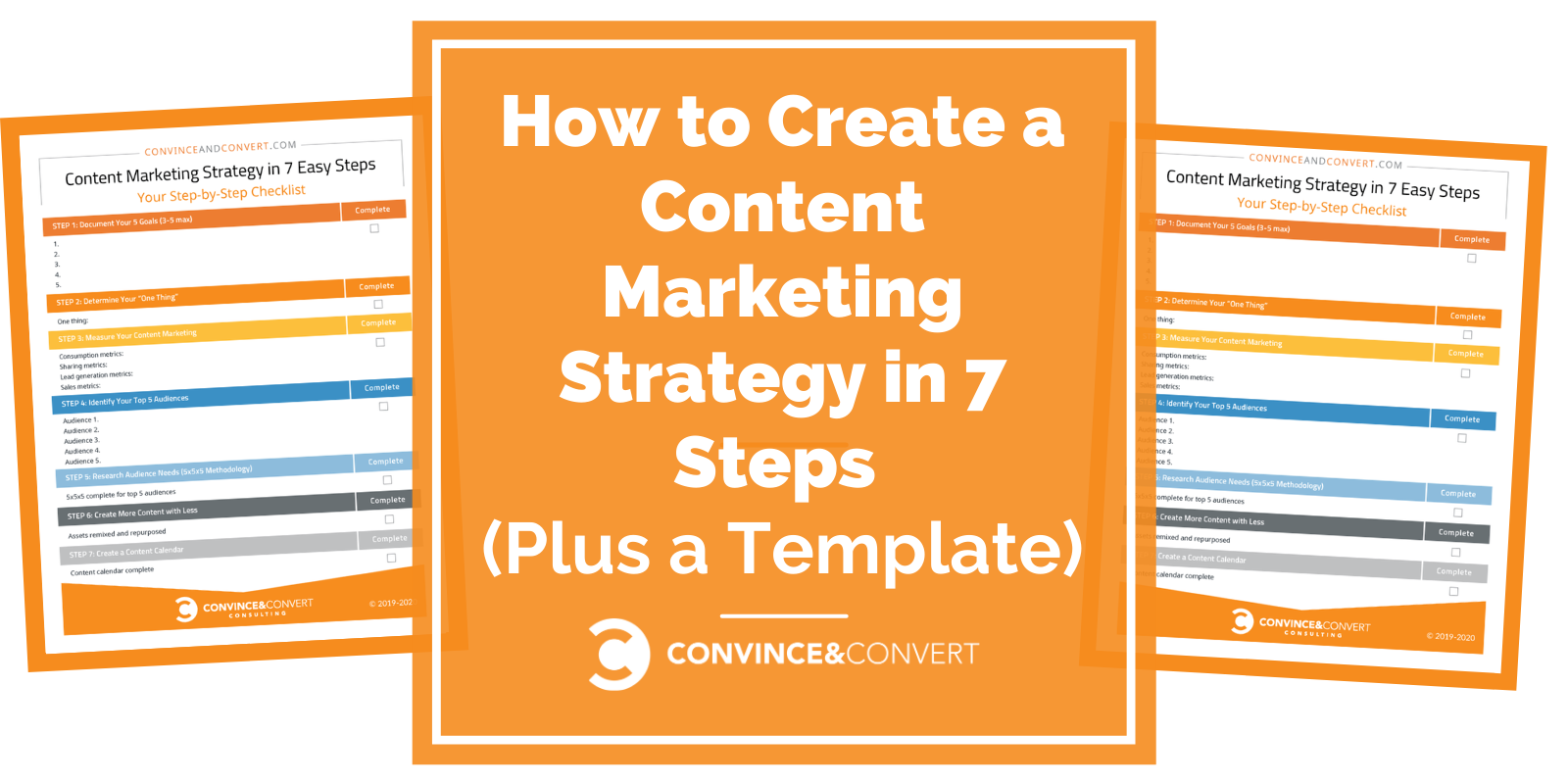 content marketing strategy template