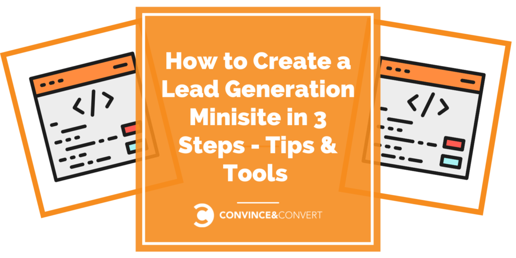 How Create a Generation Minisite in 3 - Tips & Tools